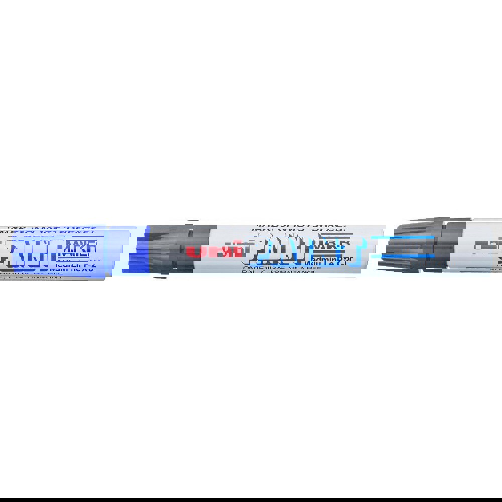 Paint Pen Marker: Blue, Oil-Based, Bullet Point